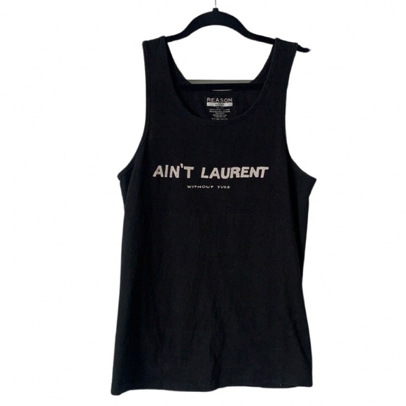 Reason “Ain’t Laurent Without Yves” Tank Top - Picture 1 of 5